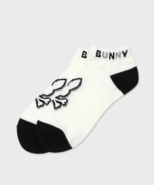 [GOLF]3Dシルエットバニー アンクルソックス