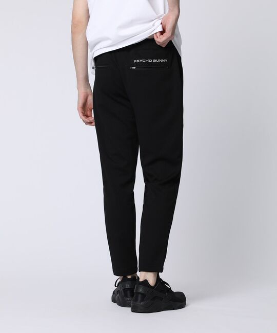 異素材切替 ワッフルストレッチパンツ