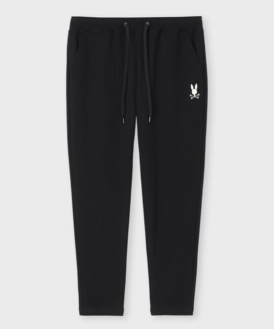 異素材切替 ワッフルストレッチパンツ