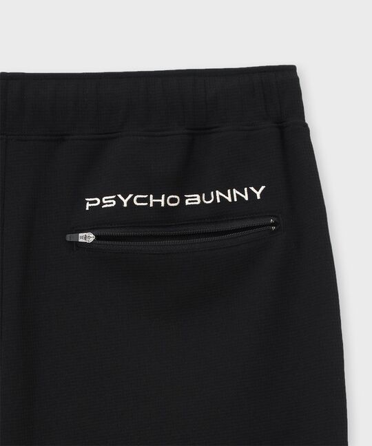 異素材切替 ワッフルストレッチパンツ