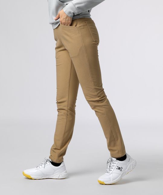 [GOLF][WOMEN]裏起毛ツイル 5ポケット パンツ