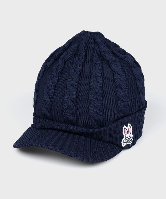 [GOLF]ケーブルニット バイザー