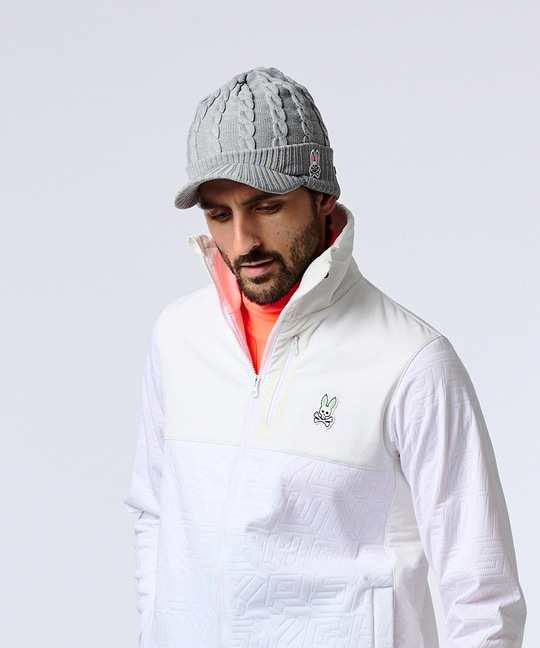 [GOLF]ケーブルニット バイザー