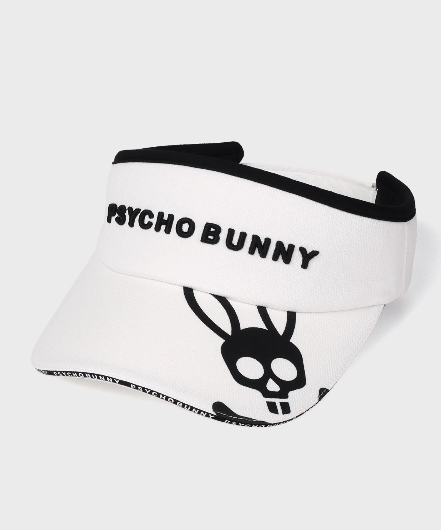 GOLF]アウトフレームBUNNYサンバイザー｜Psycho Bunny｜サイコバニー