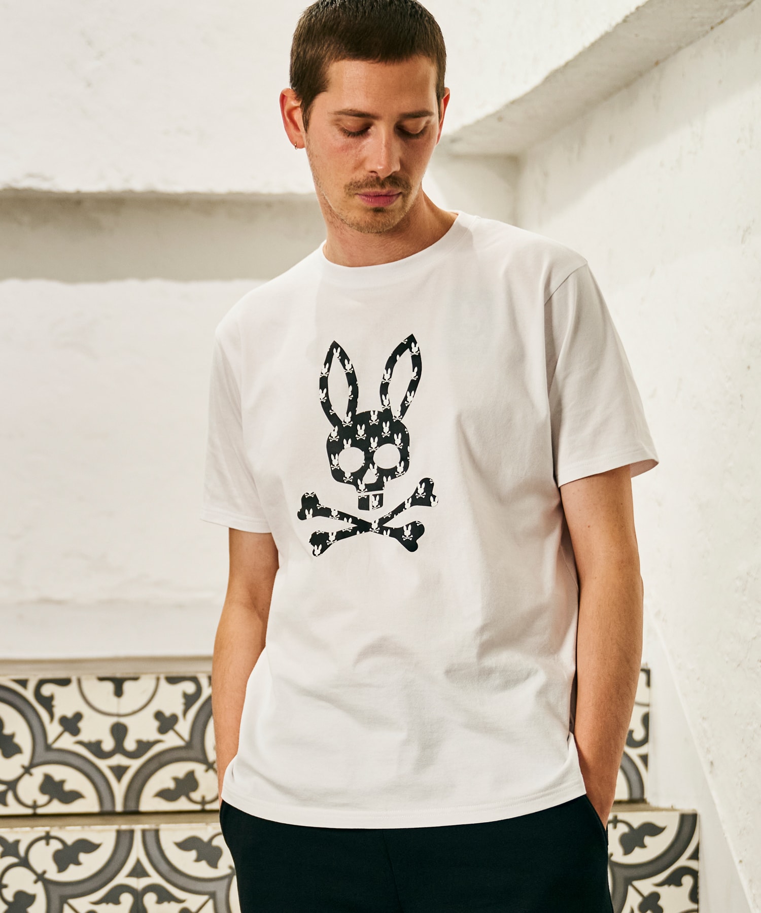 3DドットシルエットバニーTシャツ｜Psycho Bunny｜サイコバニー 公式