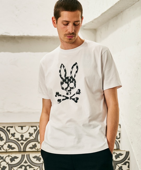 3DドットシルエットバニーTシャツ