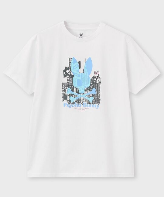 NYシティスケープ グラフィックTシャツ