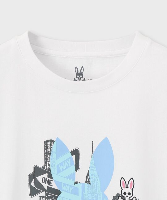 NYシティスケープ グラフィックTシャツ