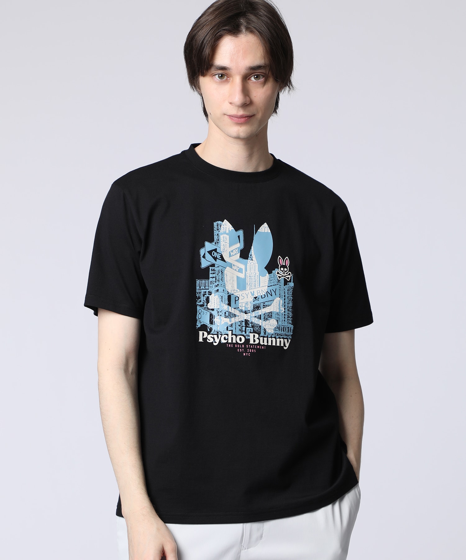 NYシティスケープ グラフィックTシャツ｜Psycho Bunny｜サイコバニー
