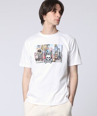 マンハッタン3DラバーロゴTシャツ