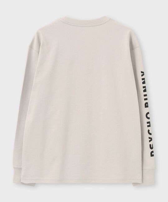 3BUNNYアームロゴ ロングスリーブTシャツ