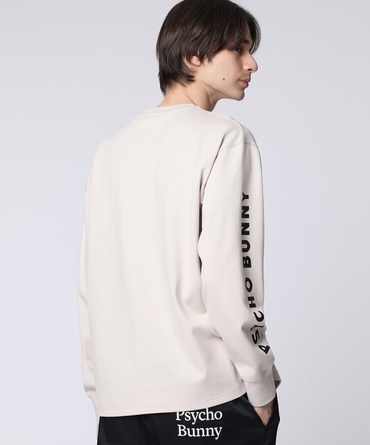 3BUNNYアームロゴ ロングスリーブTシャツ