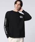 3BUNNYアームロゴ ロングスリーブTシャツ