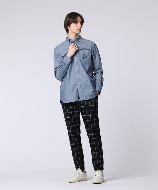 ポケットバニー ウィンドペンチェックパンツ