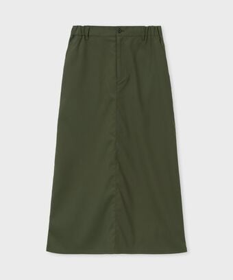 [WOMEN]ポケットバニー ストレッチフレアスカート