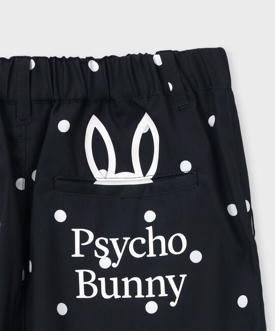 [WOMEN]ポケットバニー ドットストレッチフレアスカート