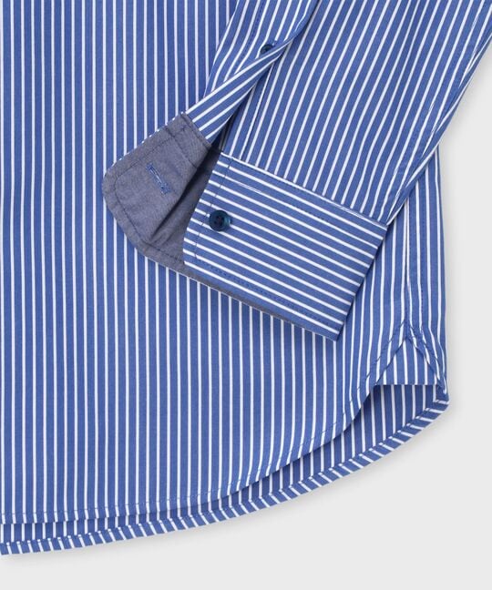 ロンドンストライプ ボタンダウンシャツ