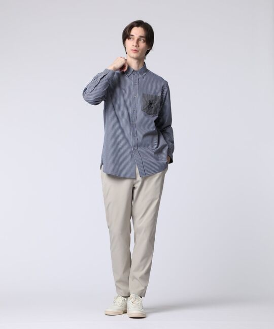 ロンドンストライプ ボタンダウンシャツ