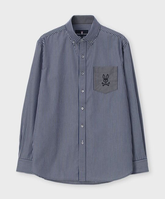 ロンドンストライプ ボタンダウンシャツ