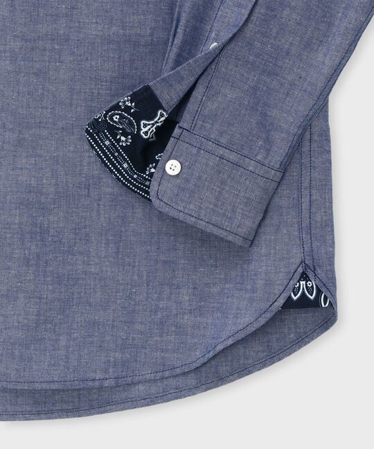 オリジナルバンダナ柄 ボタンダウンシャツ