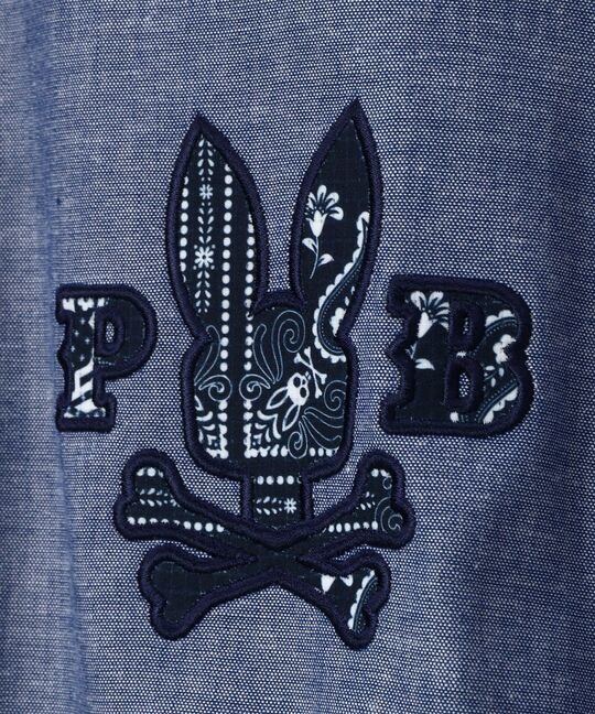 オリジナルバンダナ柄 ボタンダウンシャツ