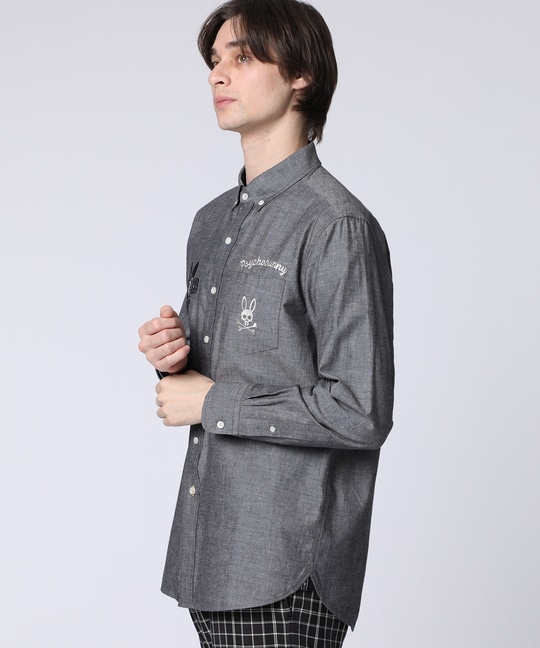 オリジナルバンダナ柄 ボタンダウンシャツ