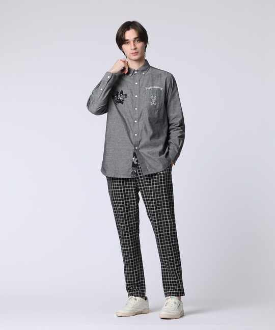 オリジナルバンダナ柄 ボタンダウンシャツ