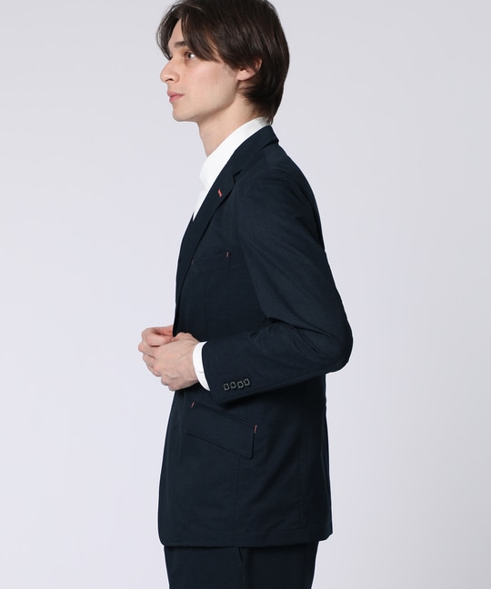 COOL DOTS®ホームスパンプリント セットアップジャケット