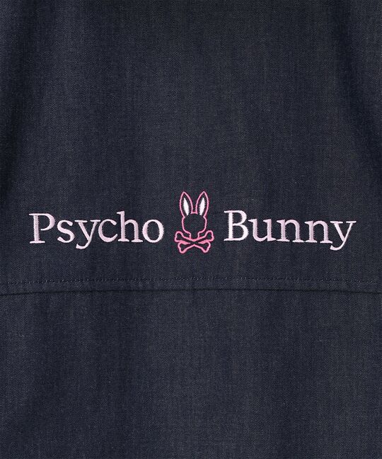 [WOMEN]BUNNY デニムフードシャツ