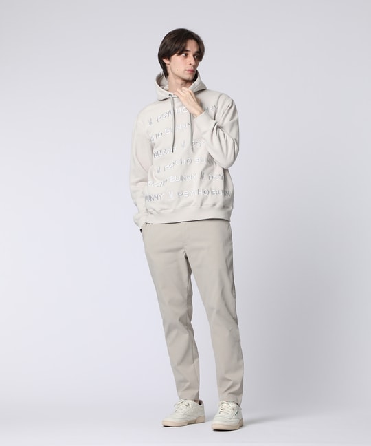 トナル総柄ロゴ刺繍 パーカ