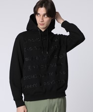 トナル総柄ロゴ刺繍 パーカ