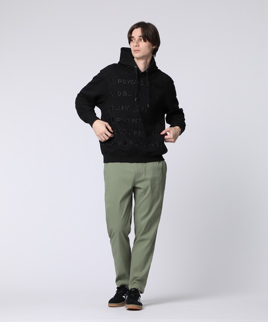 トナル総柄ロゴ刺繍 パーカ