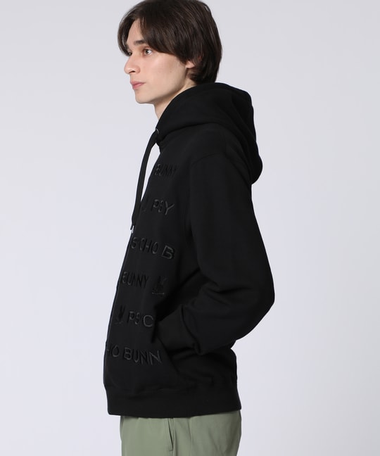 トナル総柄ロゴ刺繍 パーカ