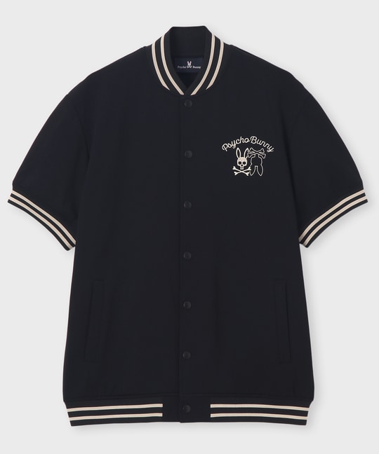 BUNNYグラフィック 半袖バーシティジャケット