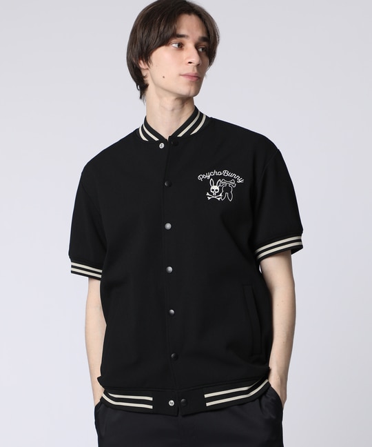 BUNNYグラフィック 半袖バーシティジャケット