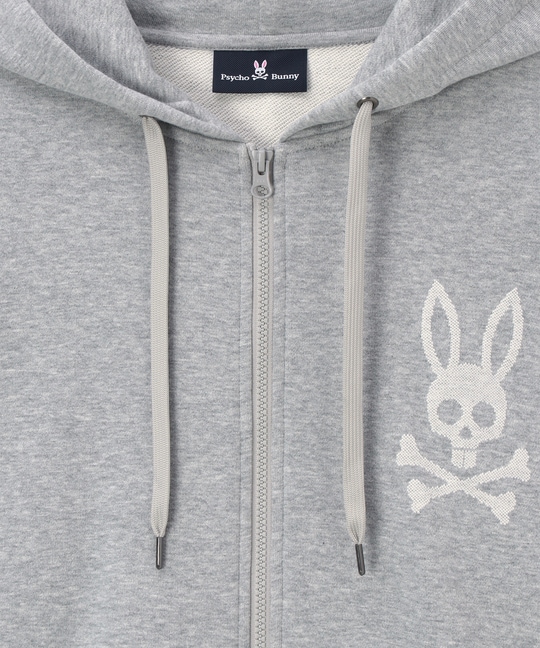 ジャカードロゴ  バギースウェットパーカ