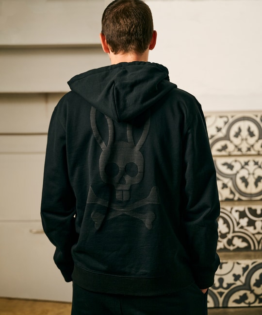 ジャカードロゴ  バギースウェットパーカ