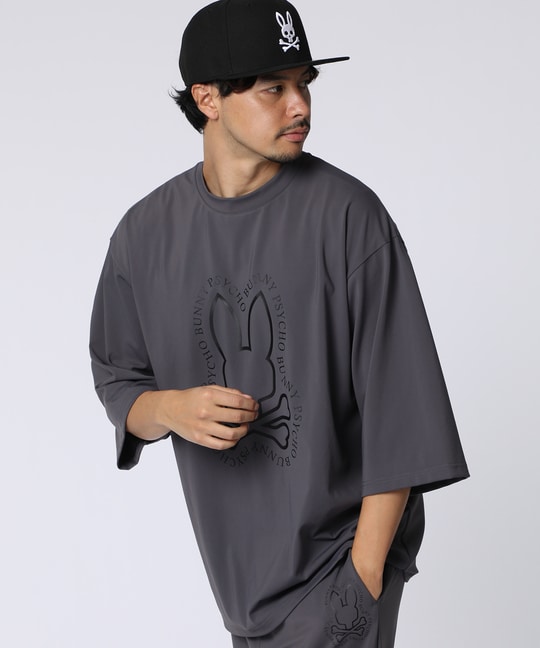 [WEB限定]タイポエンブレムダンボール7分丈Tシャツ