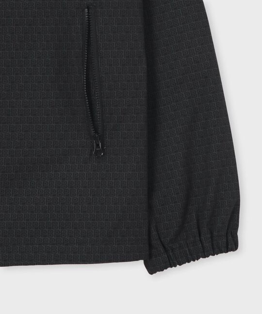 [GOLF]オリジナル総柄切替 ダブルジップフードブルゾン