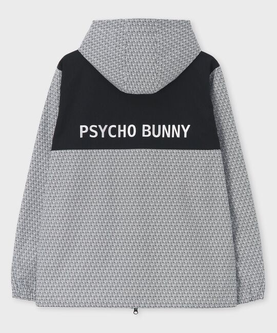 [GOLF]オリジナル総柄切替 ダブルジップフードブルゾン