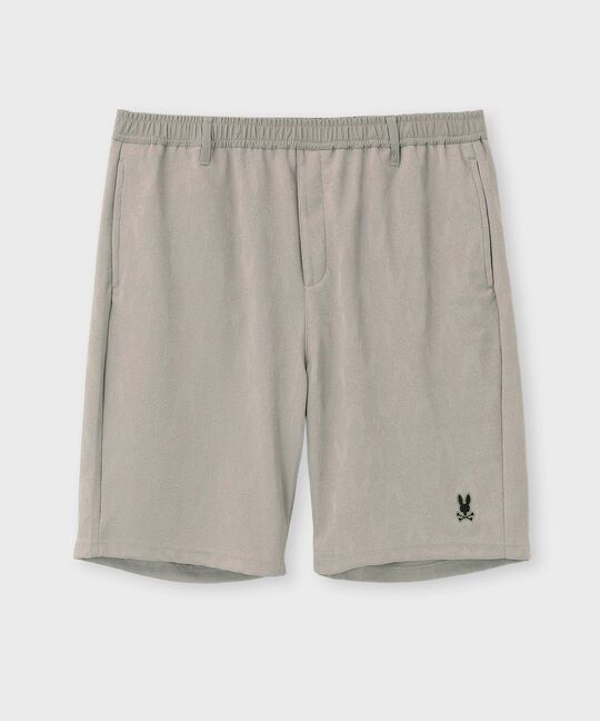 [GOLF]異素材切替シルエットバニージャガード ショートパンツ