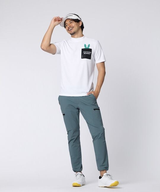 [GOLF]ポケットバニー モックネックTシャツ