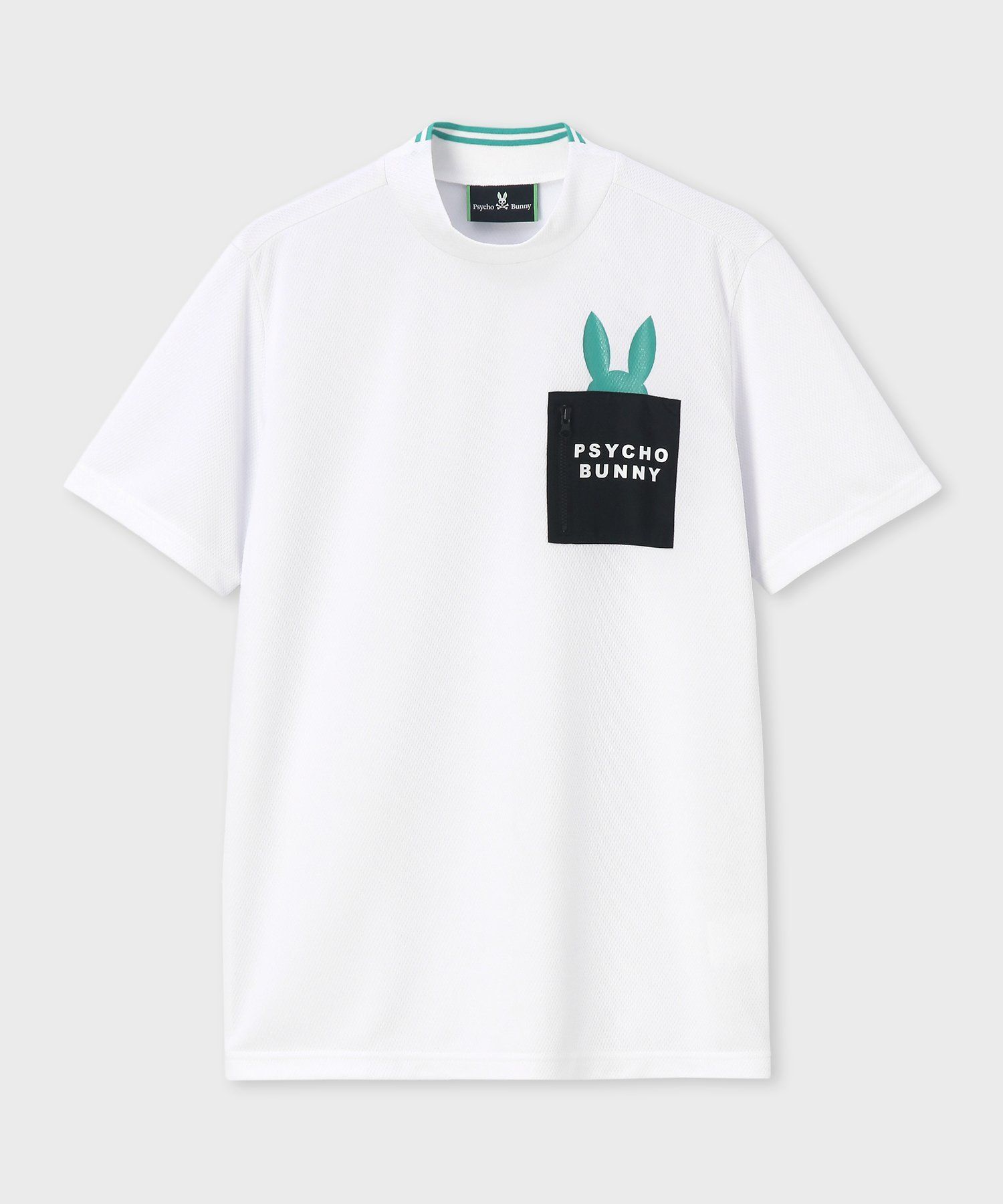 GOLF]ポケットバニー モックネックTシャツ｜Psycho Bunny｜サイコ