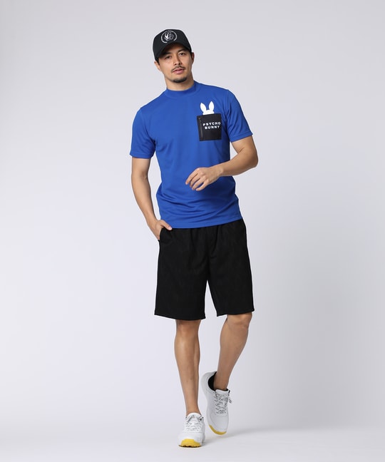 [GOLF]ポケットバニー モックネックTシャツ