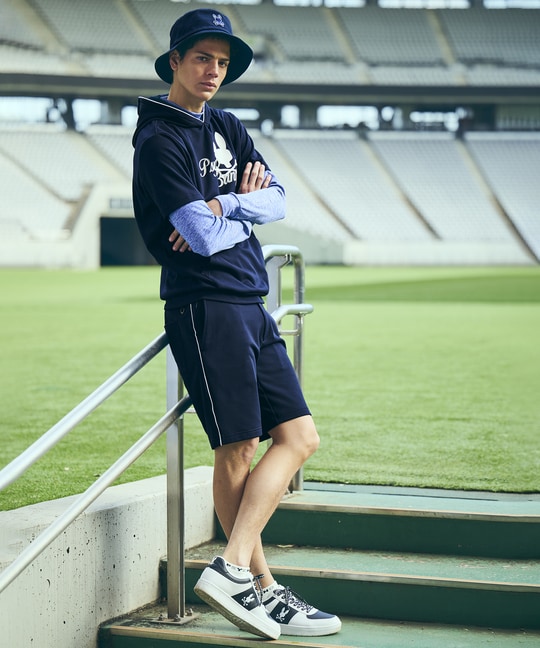 [GOLF]ラインモチーフ PBグラフィックパーカ