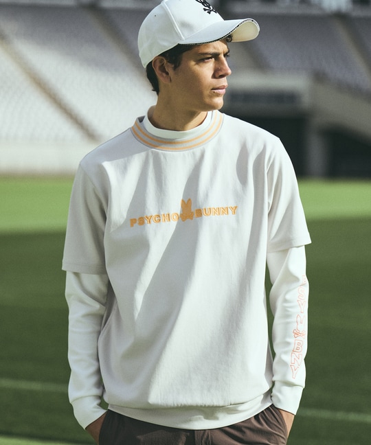 [GOLF]シルエットバニー ラバーストライプロゴ スウェットTシャツ