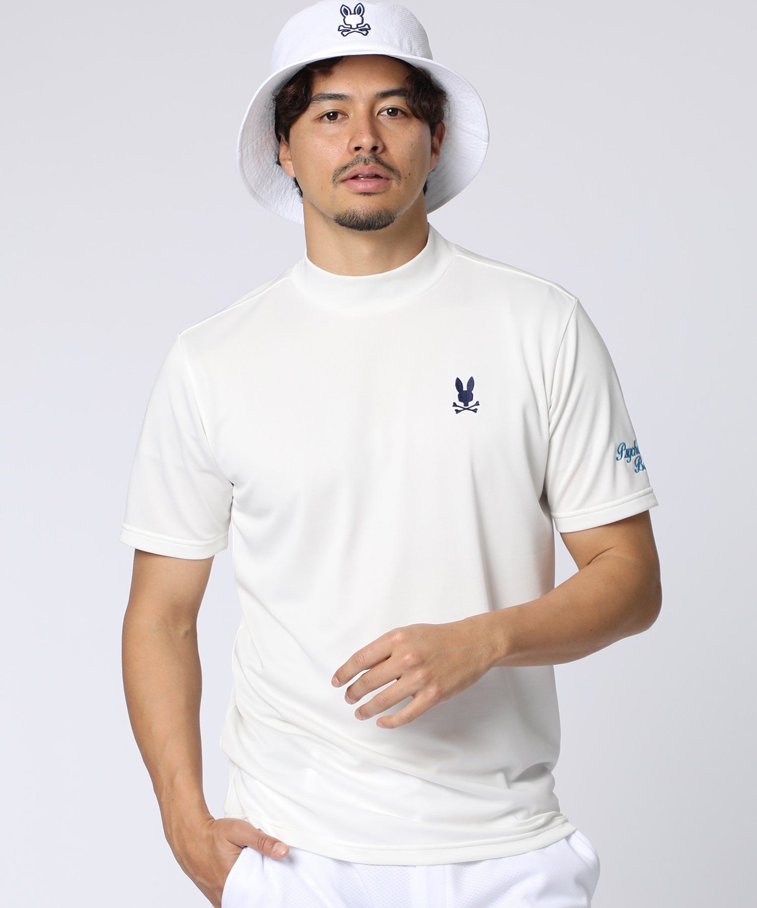 GOLF]ベーシックバニー モックネックTシャツ｜Psycho Bunny｜サイコ