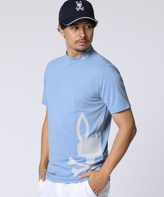 [GOLF]ビッグBUNNYプリント モックネックTシャツ