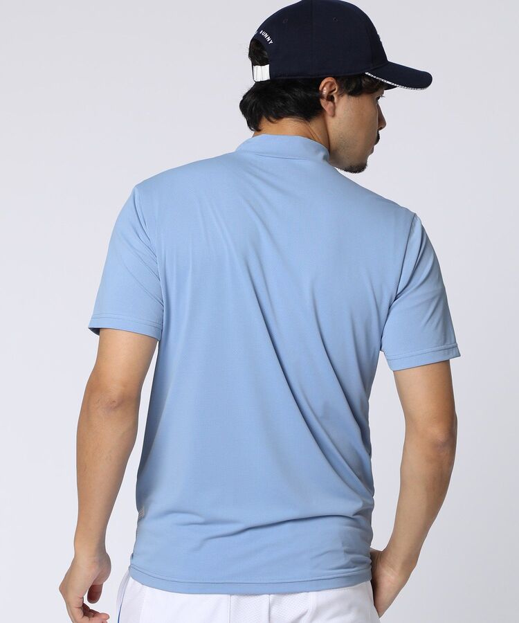 PSYCHO BUNNY GOLF BIG BUNNYロゴ モックネックTシャツ Psycho Bunny（サイコバニー） tシャツ 「GOLF」 リラックスフィット
