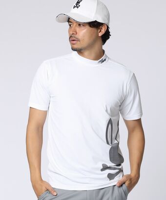 [GOLF]ビッグBUNNYプリント モックネックTシャツ